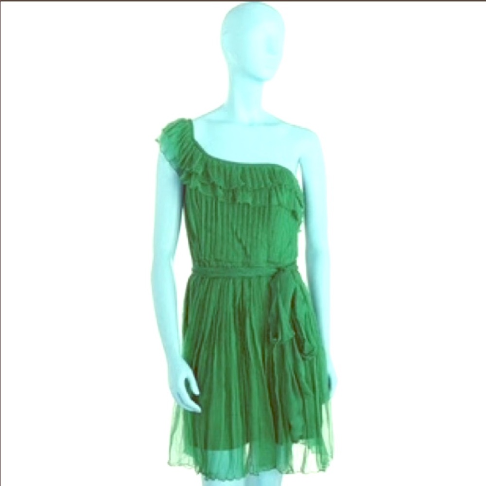Rare! Kate Moss TopShop emerald green dress, M